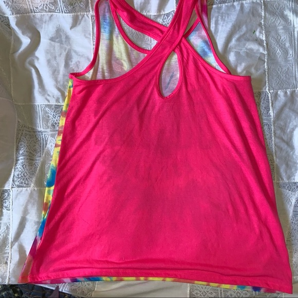 JUSTICE Tie Dyed Tank fir pre teens.SIZE 18 - Picture 5 of 6